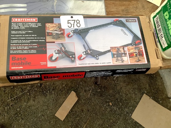 New Craftsman Tool Base