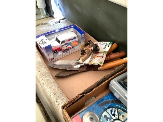 Box of Gardening Supplies, Etc.