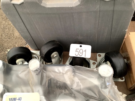 4 New Swivel Casters