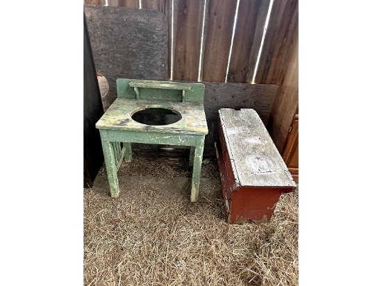 Antique Wash Stand & Bench