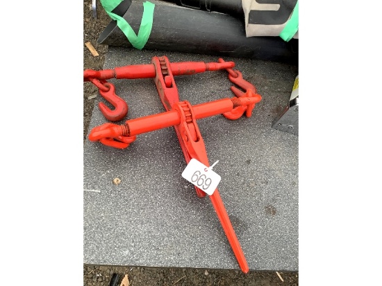 2 Ratcheting Load Binders