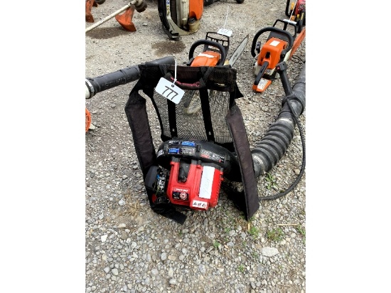 Troy Built Backpack Blower - Works