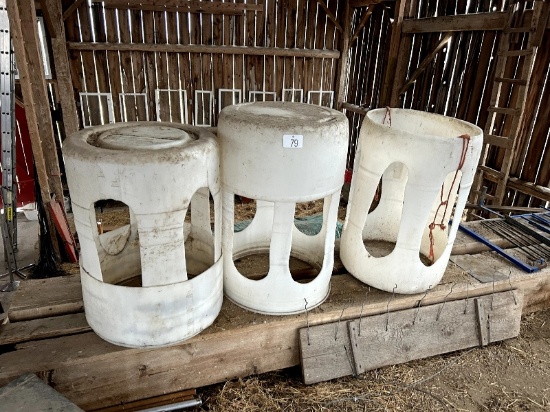 3 Small Stock Feeders