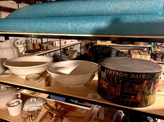 Basins, Pitchers & Stetson Hat Box