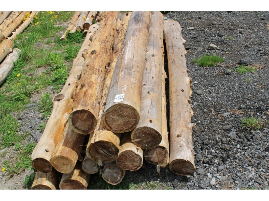 13 - 5-7" Cedar Posts