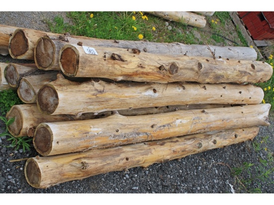10 - 5-7" Cedar Posts