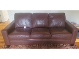 Chocolate Brown Leather Couch by Palliser