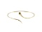 Gold Plated Sterling Silver CZ (0.02ct) Bracelet