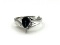 Sterling Silver Natural Blue Topaz (1.25ct) with CZ (0.06ct) Ring, Size 7.75