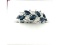 Sterling Silver Natural Blue Sapphire (1.40ct) with Natural White Sapphire (0.20ct) Ring, Size 7