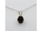 Sterling Silver Smokey Quartz (2ct) Pendant with Sterling Silver Chain