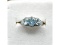 Sterling Silver Natural Blue Topaz (2.5ct) Ring, Size 7