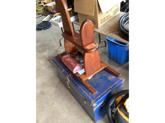 Rocking Horse & Trunk