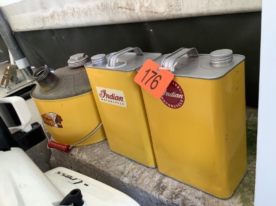 Old Oil Tins