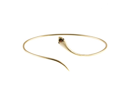 Gold Plated Sterling Silver CZ (0.02ct) Bracelet