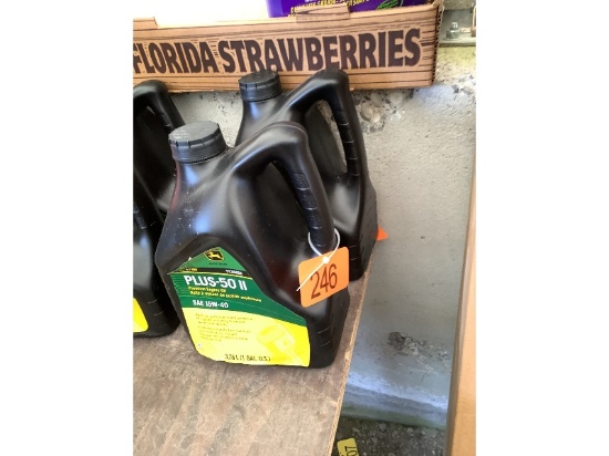 2 Jugs of John Deere 15W40 Oil