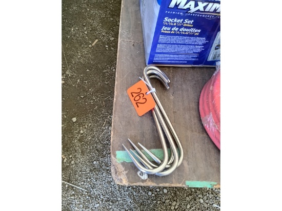 4 Stainless Meat Hooks