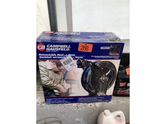 Campbell Hausfeld Retractable Reel With Hose