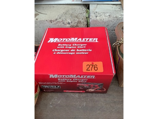 New MotoMaster Battery Charger