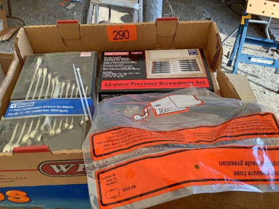 New Wrench Set, Screwdriver Set, Etc.
