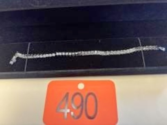 New Platinum Plated 3.0 mm Tennis Bracelet