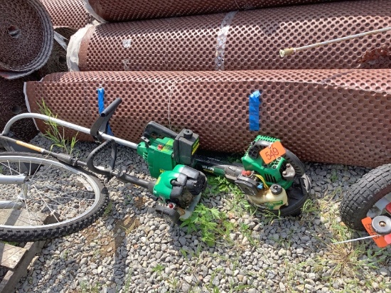 2 Weed Eater Trimmers & Blower