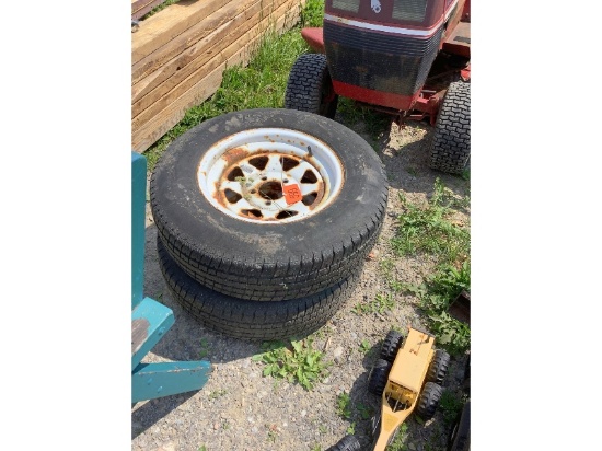 2 Trailer Tires & Rims