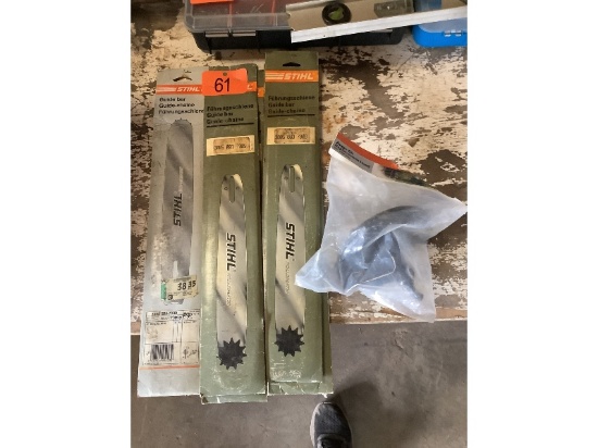 5 New Stihl Chainsaw Bars & Auger Head