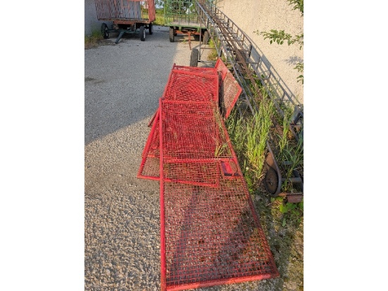 11- 6'x2' Construction Fence Panels