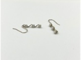 10KT Yellow Gold Opal Dangling Drop Earrings