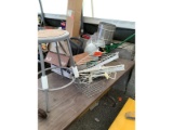 Stool, Shelving, Etc.