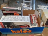 New A500 Grease Gun, Trouble Light & Drill
