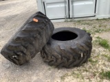2 New Firestone 19.5L-24 10 Ply Backhoe Tires