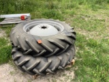 2 - 12.4-28 Tires on 8 Bolt Ford Rims