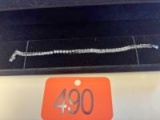 New Platinum Plated 3.0 mm Tennis Bracelet