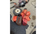 Wheelbarrow Wheels & Gas Cans