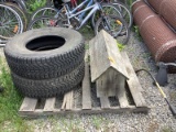 2 Snow Tires & Birdhouse