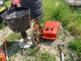 Steel Wheels, Marine Tank, Metal Planter