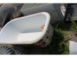 Clawfoot Tub & Cast Iron Sink
