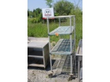 Metal Rack on Wheels