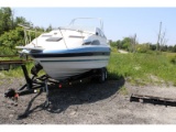 1986 24' Bayliner Boat - Trailer Has Ownership
