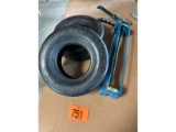 2 Tires 11/4.00-5 & Caulking Gun