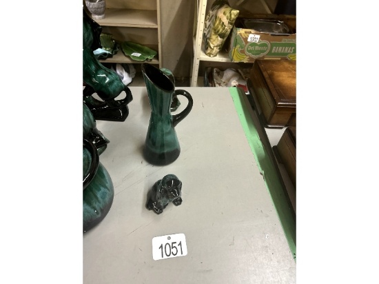 Row of Blue Mountain Pottery