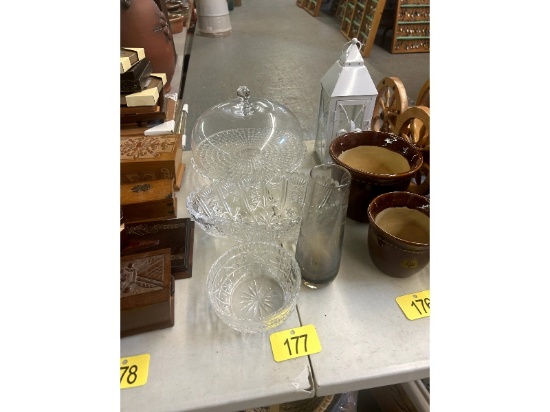Row of Glassware
