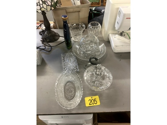 Row of Glassware