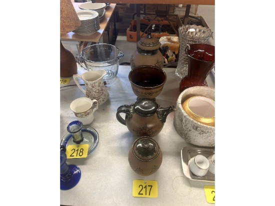 Row of Stoneware