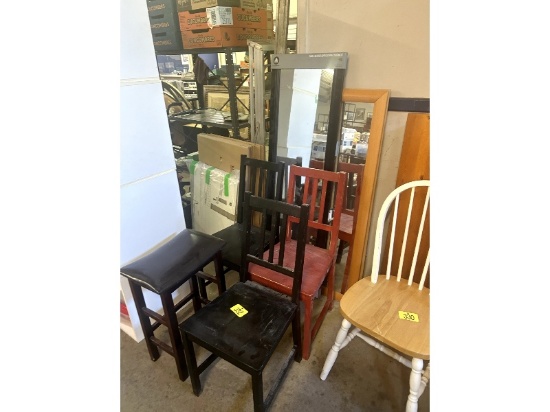 4 Chairs & Mirrors