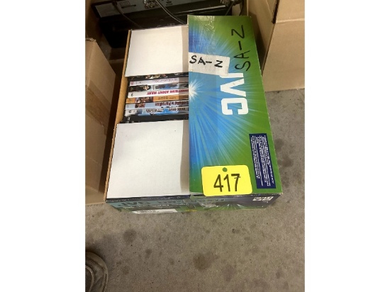 Box of DVDs