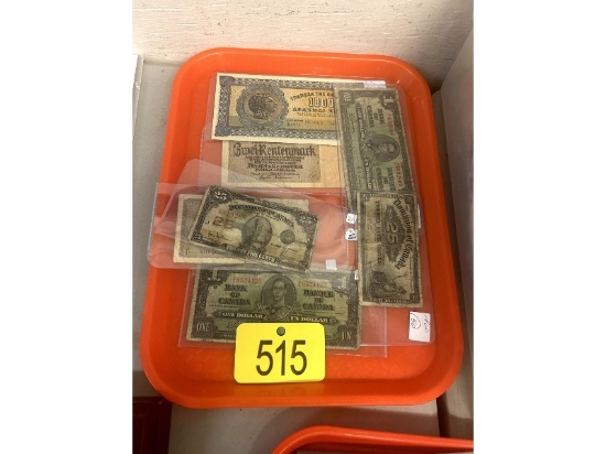 Tray of Currency