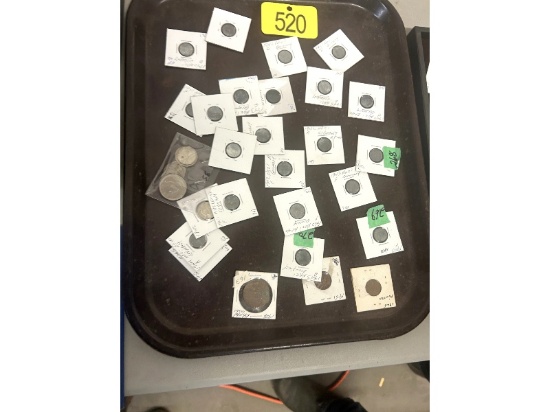 Tray of Coins